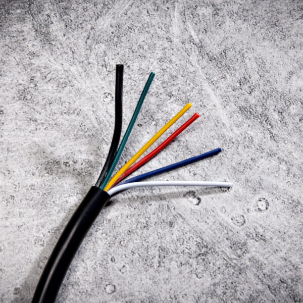 666 Conductor Six Conductor LED Light Wire, (1)16GA+(5)20GA, 500' Roll - Inphase Inc.