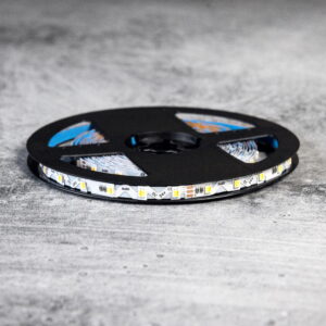 Hybrid CCT (2700–6500k), Zig Zag LED Tape for Corners and Curves, 24V, 5M Roll