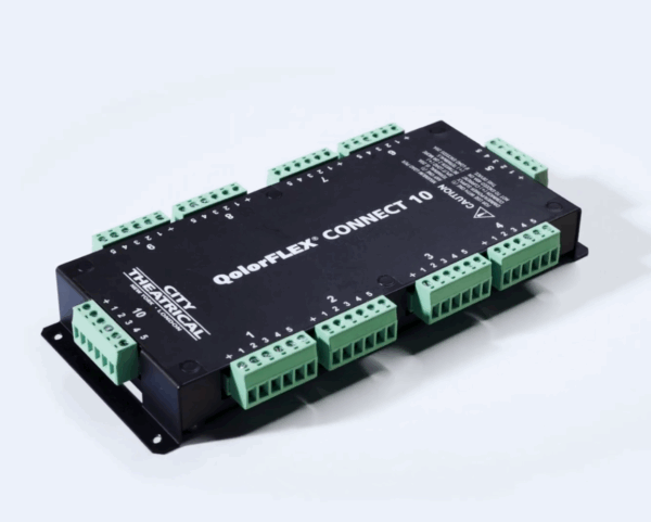 City Theatrical QolorFLEX Connect10 5748, 9-Way Splitter - Inphase Inc.