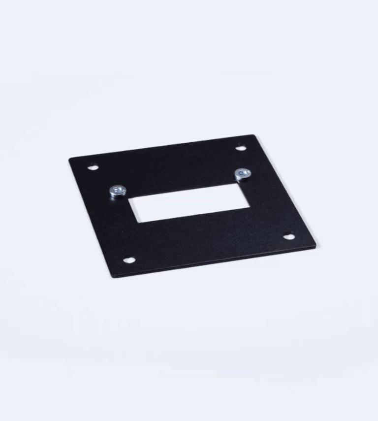 6-Pin Male Connector (Large) Block Plug Mounting Plate - Inphase Inc.