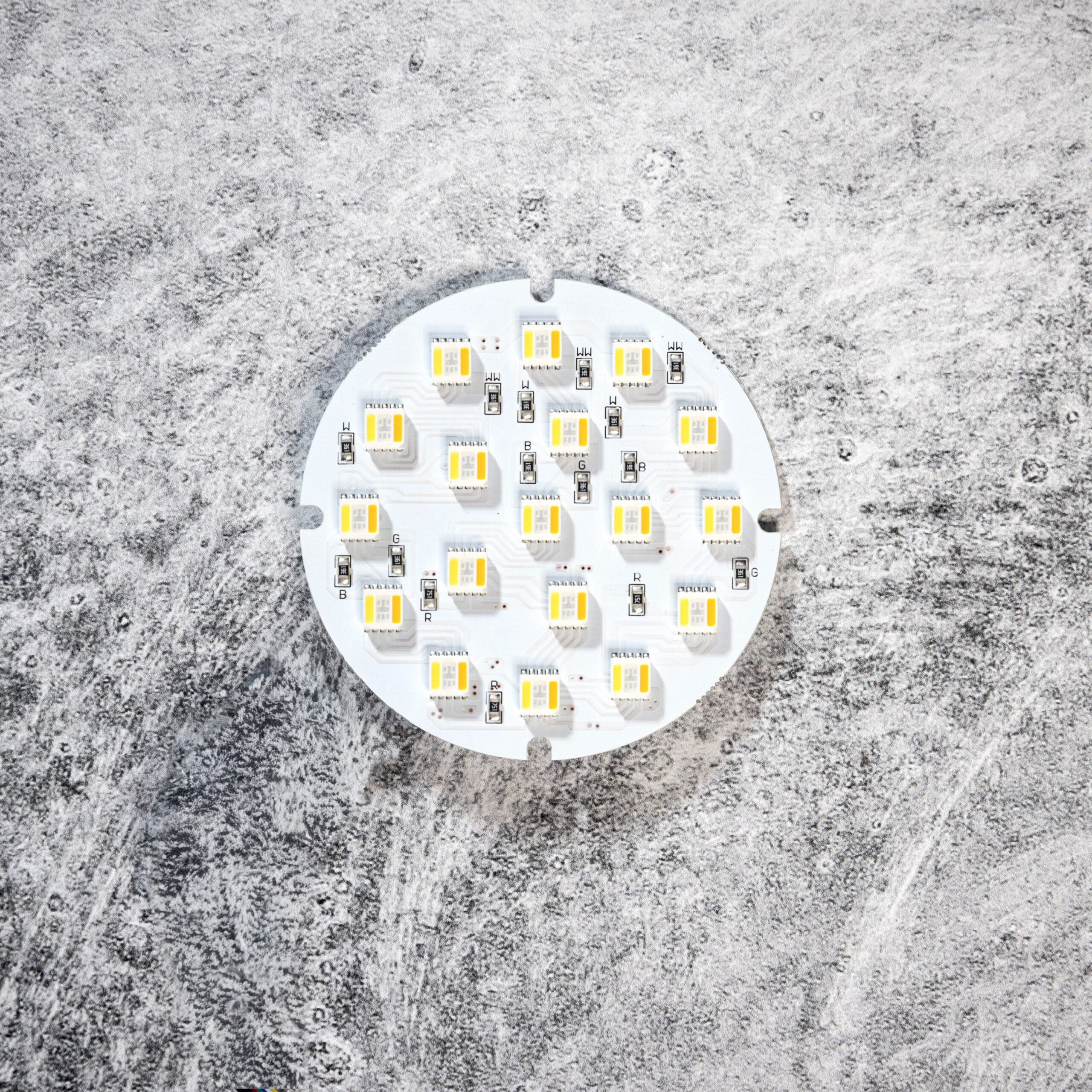 RGBAW (1800k, 6000k) Plate Light, 24V, 60MM Width