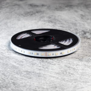 RGBCCT (2700-6500k), 5-in-1 Standard Intensity Waterproof LED Tape, IP65, 24V, 10M Reel
